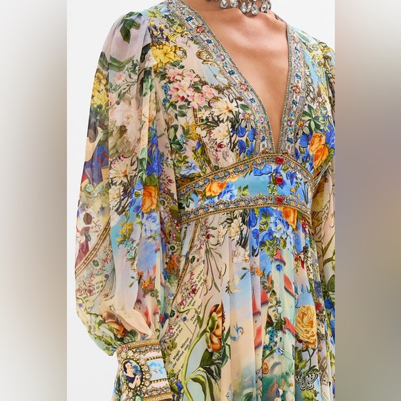 Long Button Front Jewels Dress The Kindest One Of All Snow White Disney - Picture 5 of 9